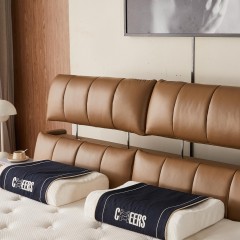 芝华仕都市睡眠系列CR-205-2高脚包边头枕升降床架（不含床垫）