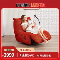 芝华仕头等舱时尚布艺功能沙发（零靠墙）FE-11671M-1   30-60天发货